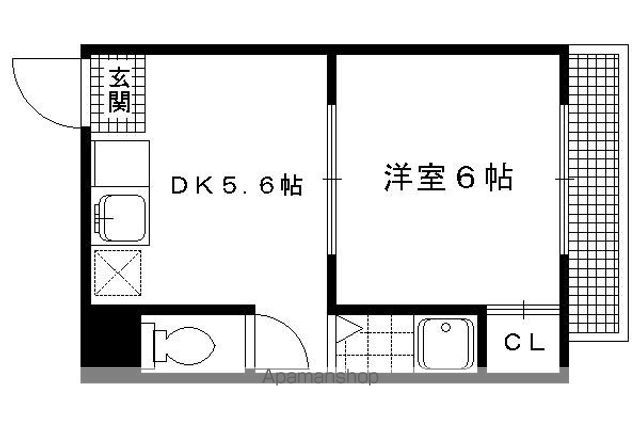 シェモア百万遍の間取り写真