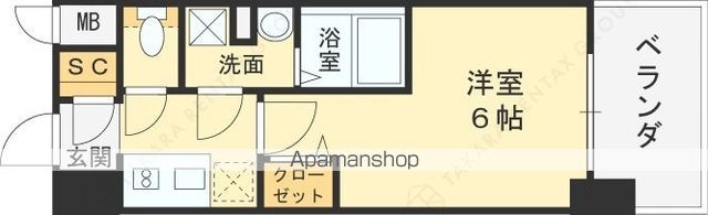 エスリード大阪イーストエッジの間取り写真