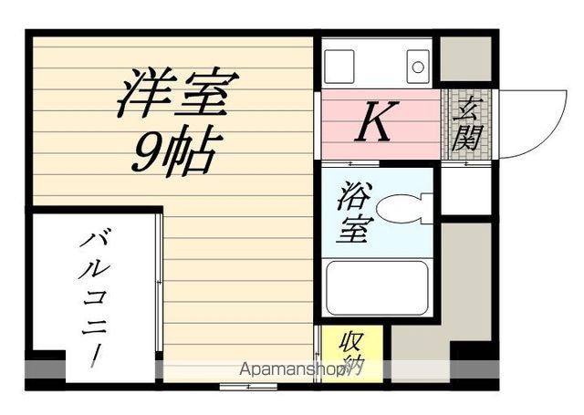 アルファ清心町IIの間取り写真
