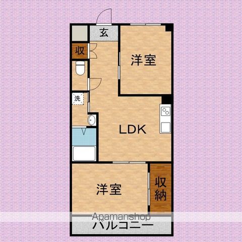 ノーブルハイツIIの間取り写真