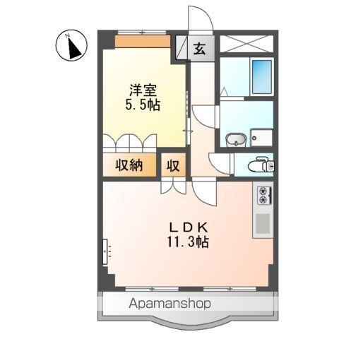 花町コマの間取り