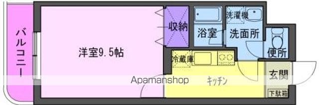 アリエスKの間取り写真