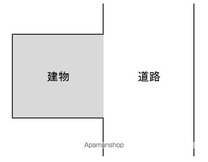 服部ビル[1K/30.9m2]の配置図