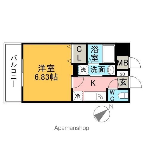 DSタワー大博通りの間取り写真