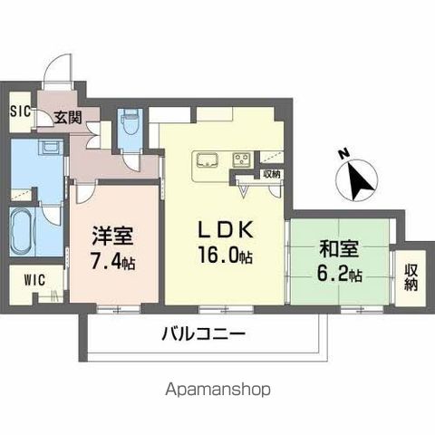 GRAND BLEU DE SASAOKAの間取り写真