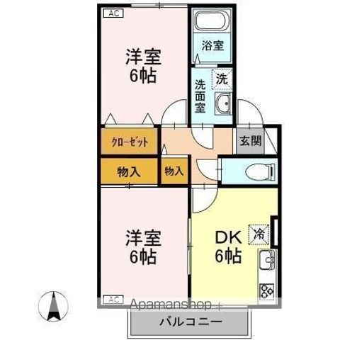 ウェンディハウス ABの間取り写真