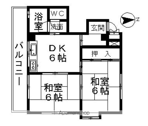 メゾン徳川の間取り写真