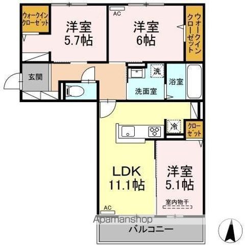 AVENIR宮内町Iの間取り写真