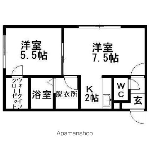ステージノア東札幌の間取り写真