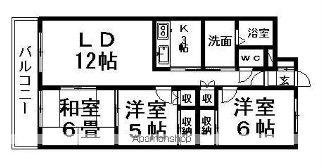 プリムラK3の間取り写真