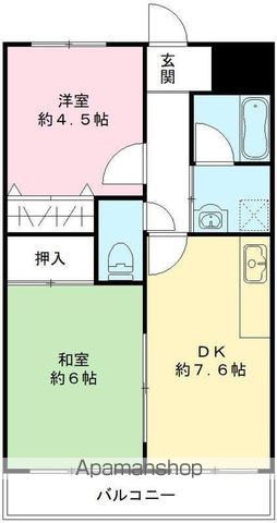 グレース津久野Iの間取り写真