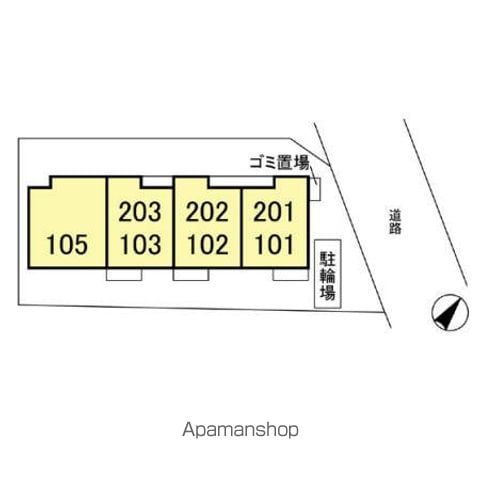 ポンテ・アッセ 102 ｜ 東京都三鷹市牟礼６丁目1-45（賃貸アパート1LDK・1階・33.83㎡） その4