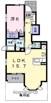 スパーブＣ[1LDK/52.74m2]の間取図