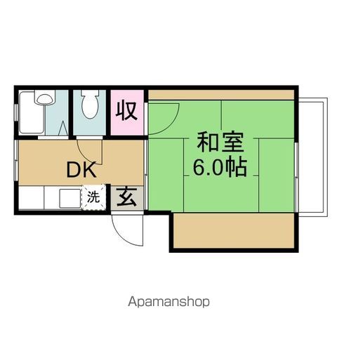 コーポ十亀の間取り写真