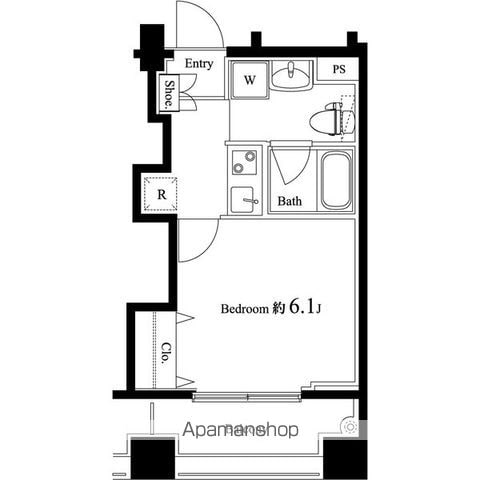 【アプレシティ椎名町の間取り】