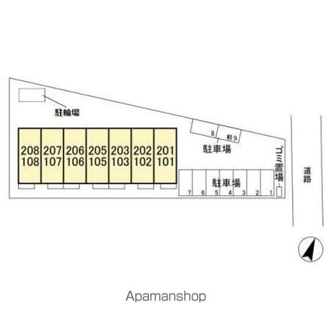 ハピネスⅢ 208 ｜ 千葉県印旛郡酒々井町中川40-1（賃貸アパート1LDK・2階・44.47㎡） その23