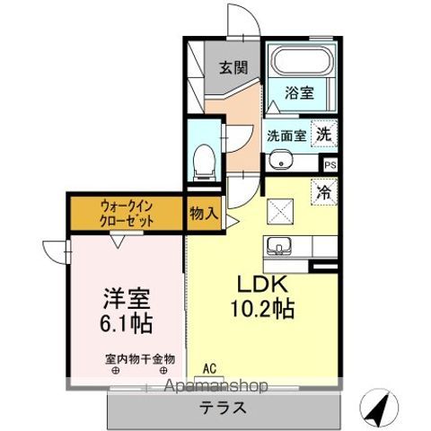 コンフォート新橋の間取り写真