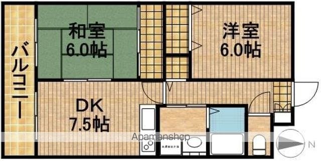 シュライン上島の間取り写真