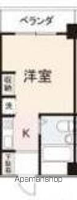 アパルトマン成合[1R/18.88m2]の間取図