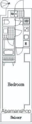 スカイコート浮間ガーデン[1K/30.01m2]の間取図