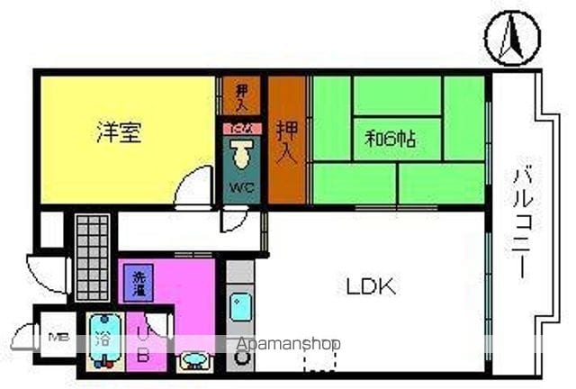 ライオンズマンション泉南樽井第2の間取り写真