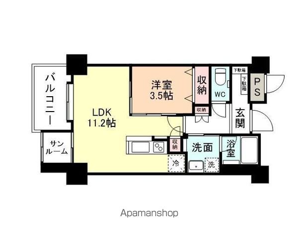 PLAZA布瀬IIの間取り写真