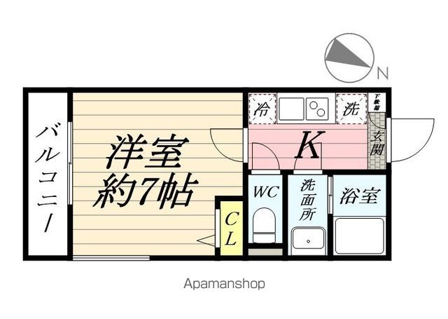 エフプレスト岸町の間取り写真
