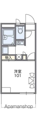 レオパレスロイヤルの間取り