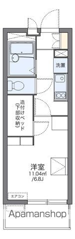 レオパレスピズィエールの間取り写真