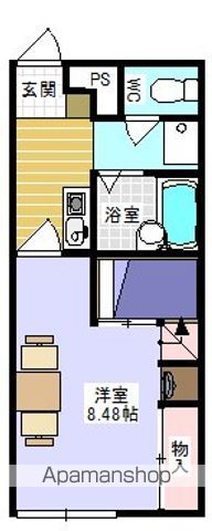 レオパレスビクトアール法隆寺の間取り写真