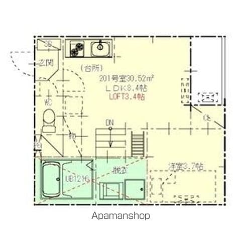 プライムパークス名駅西の間取り写真