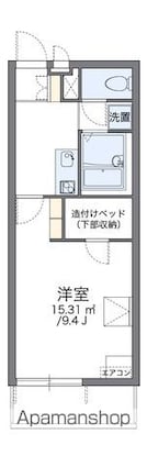 レオパレスＫｅｎ[1K/26.08m2]の間取図