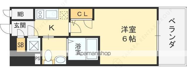 エスリード福島シティグランツの間取り写真