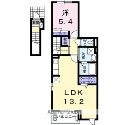 ルートメゾン[1LDK/49.89m2]の間取図