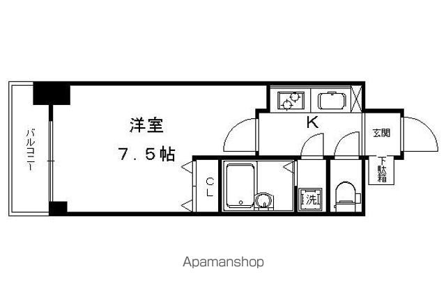 ライオンズマンション京都河原町第3の間取り写真