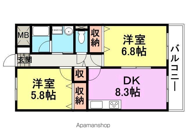 レカレクションの間取り写真