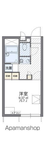 【レオパレス山川東の間取り】