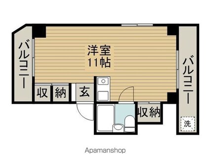 ＳＰＡＣＥ・８２[1R/26.4m2]の間取図