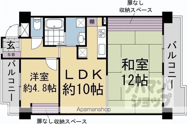 ルシエル西ノ京御池の間取り写真