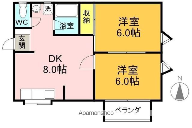 ハイツブリッジの間取り