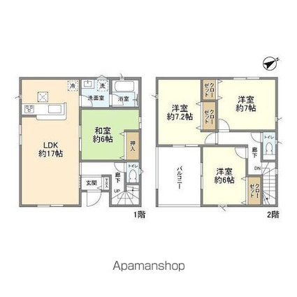Ｋｏｌｅｔ千葉川戸町０４[4LDK/98.82m2]の間取図