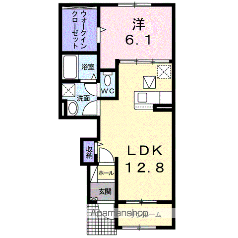 ドリームワークス 九番館の間取り写真