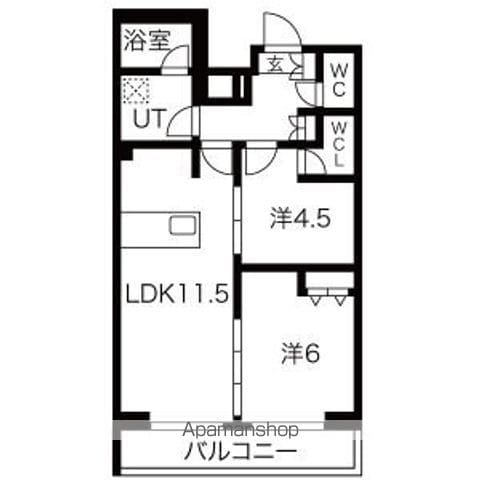 マテリア洗足池の間取り写真
