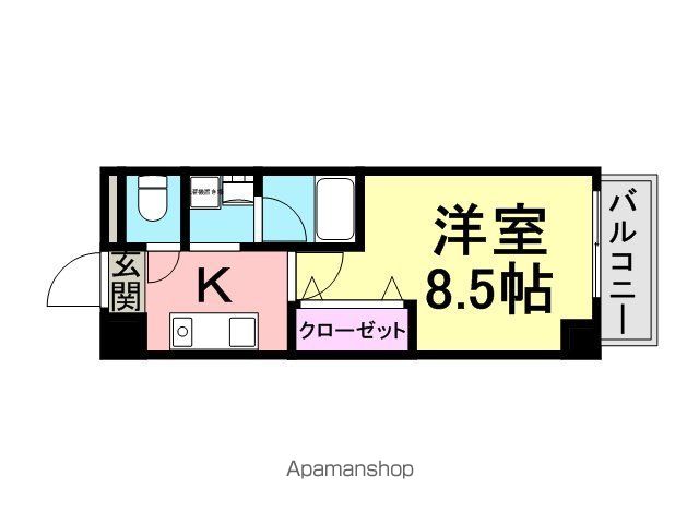 クレセールONEの間取り写真