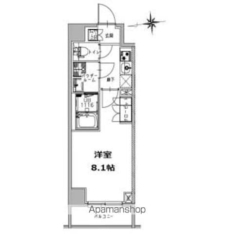 S-RESIDENCE三田慶大前の間取り写真
