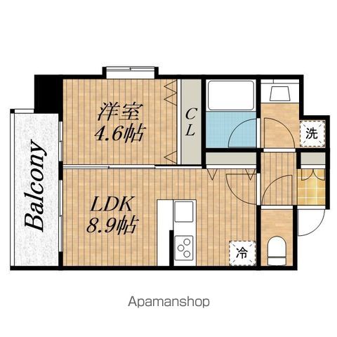 ルフォンプログレ南森町の間取り写真