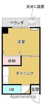 第２創ビル[1DK/25m2]の間取図
