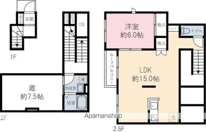 （仮称）四葉１丁目パレス[1LDK/55.06m2]の間取図