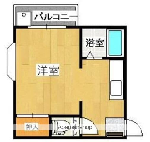 エルモス百道の間取り写真