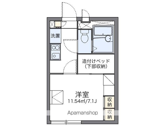 レオパレスオーチャードの間取り写真